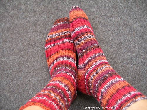 Cabled socks