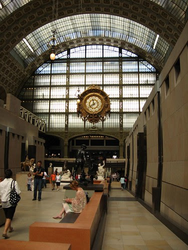 Reloj de la antigua estación de trenes, ahora museo Orsay
