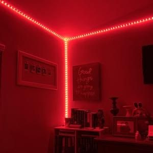 Red Led Light Room Aesthetic - k-Music