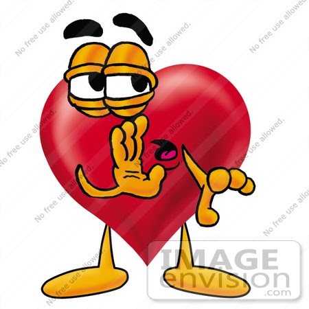 romantic picture: Clip Graphic Love Heart Cartoon Character Whispering