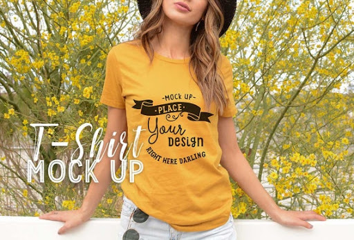 Bella Canvas 3001 Mockup Bella Canvas Gold Next Level