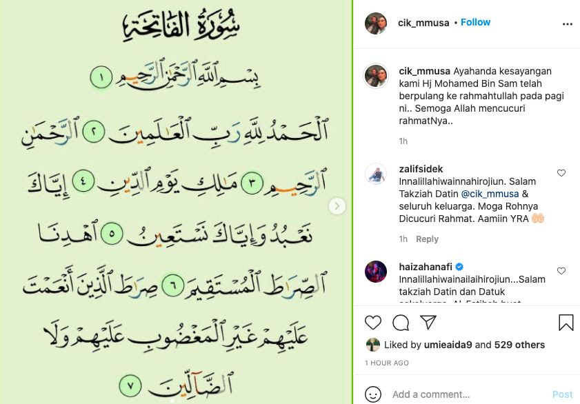 Jawapan Kepada Salam Takziah  malaowesx