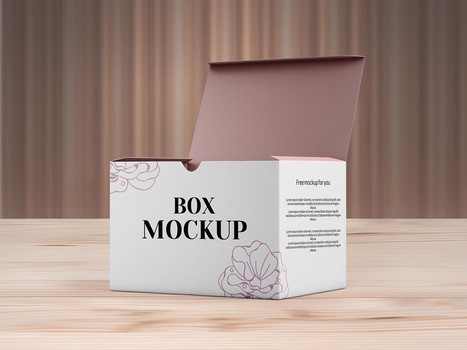 Free Open Box Psd Mockup Branding Mockups - Free PSD Mockups Smart