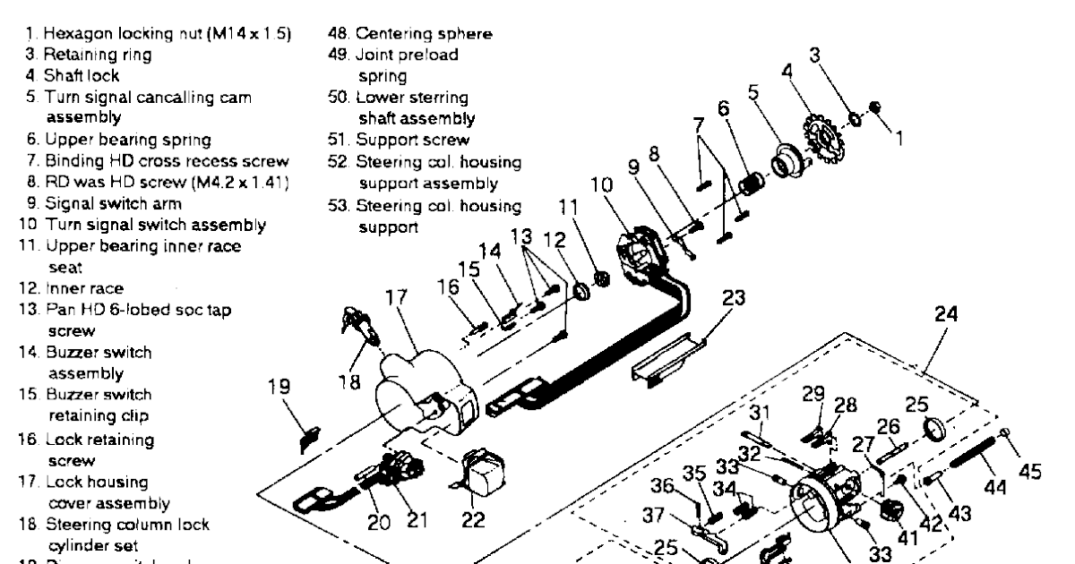 Wiring Diagram Gm Steering Column - 2