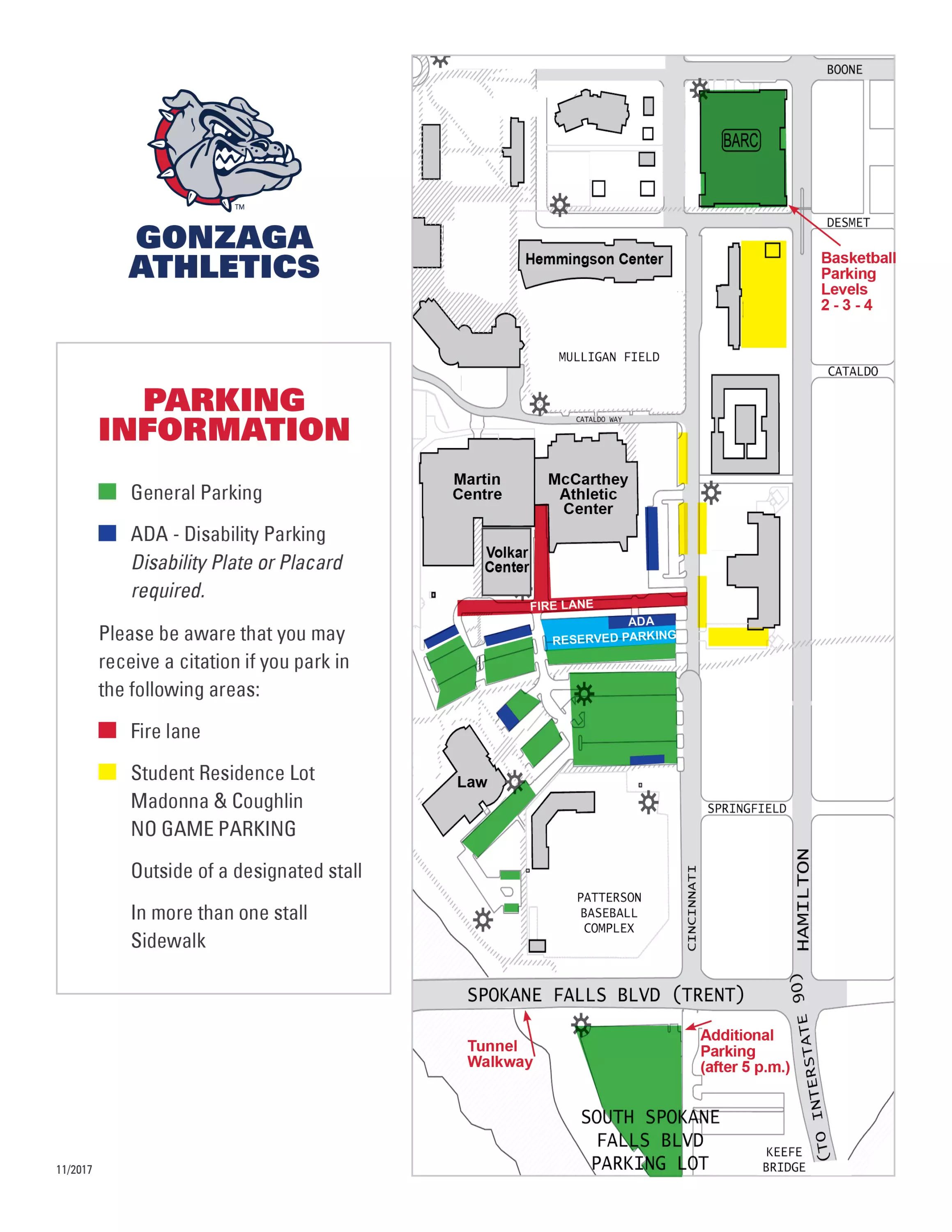 Gonzaga Campus Map