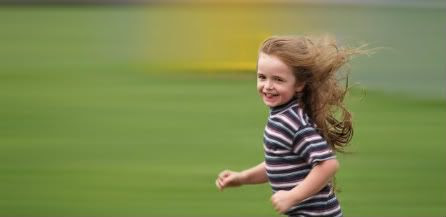 Gabby in motion