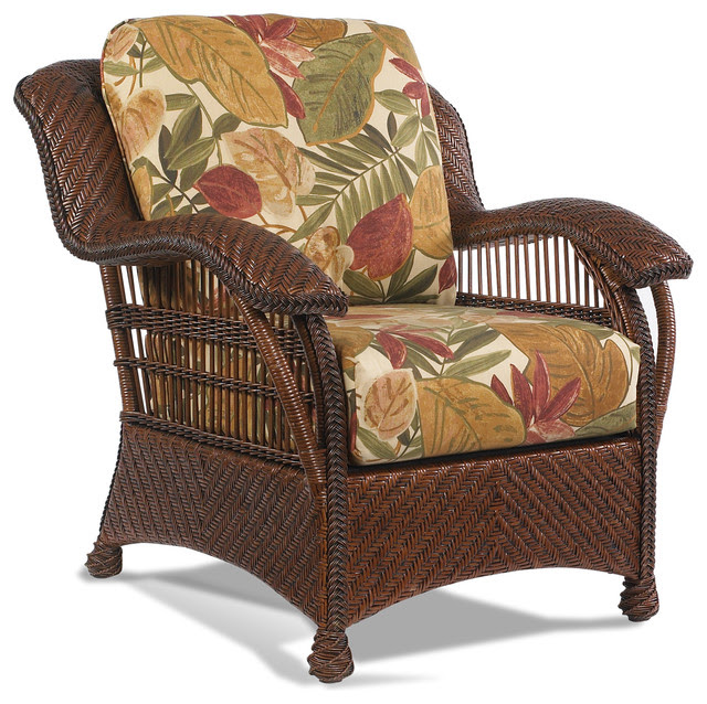 Casablanca Wicker Rattan Chair - Tropical - Furniture ...
