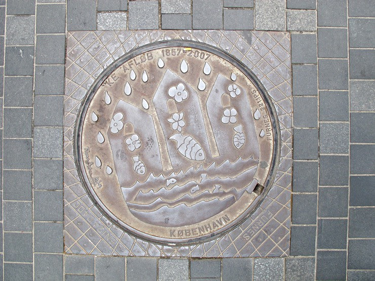 Copenhagen manhole cover