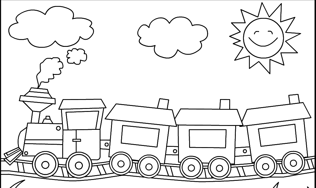dessin à imprimer Dessin A Imprimer Train