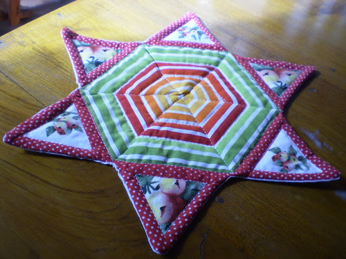 My Star Mug Rug!!!