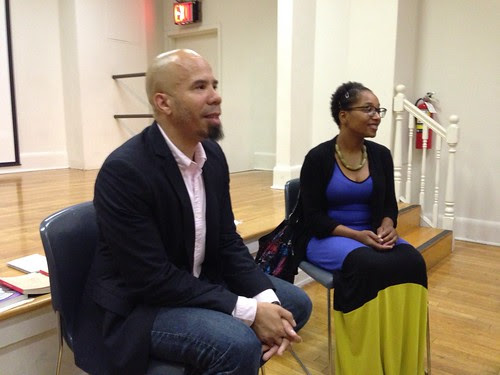 Steven and Tisa, before her presentation