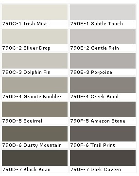 Behr Paint Samples - we use Silver Drop and it is neutral but adds a nice color to the room.
