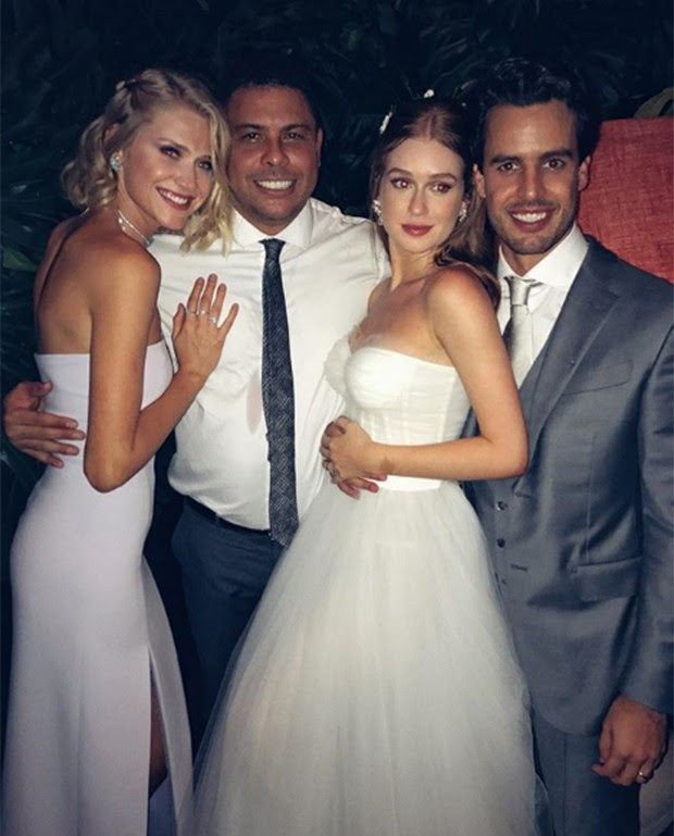 Celina Locks, Ronaldo, Marina Ruy Barbosa e Xande Negrão (Foto: Reprodução/ Instagram)