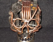 Copper and gears make this Skull - Beckspecialties