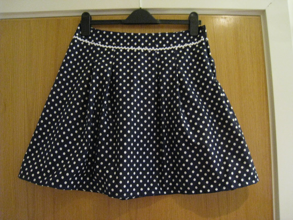 Polka dot skirt