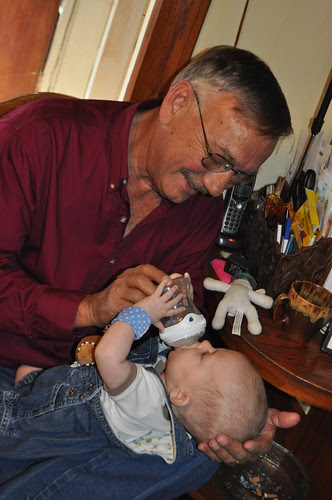 Grandpa Feeds Buzz