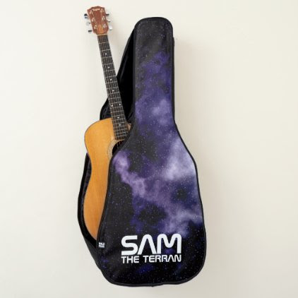 Monogram. You The Terran in Space. Funny Gift. Guitar Case