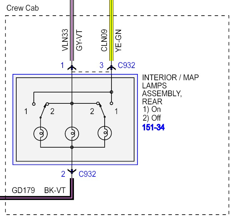 Ford Dome Light Wiring Diagram - Wiring Diagram