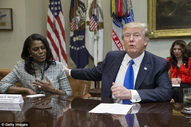 Image result for Omarosa Manigault-Newman, who is married to a pastor, had her boobs on display