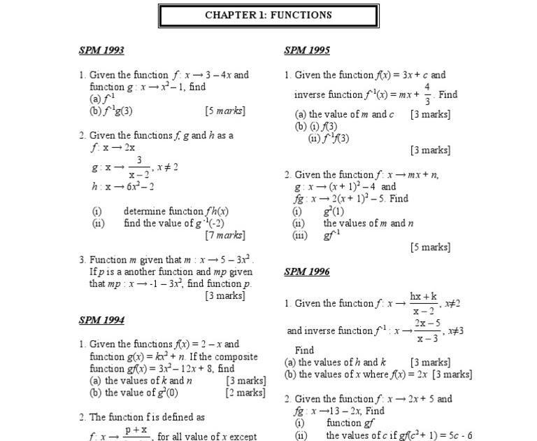 Contoh Soalan Add Math Kertas 1 - Laporan 7