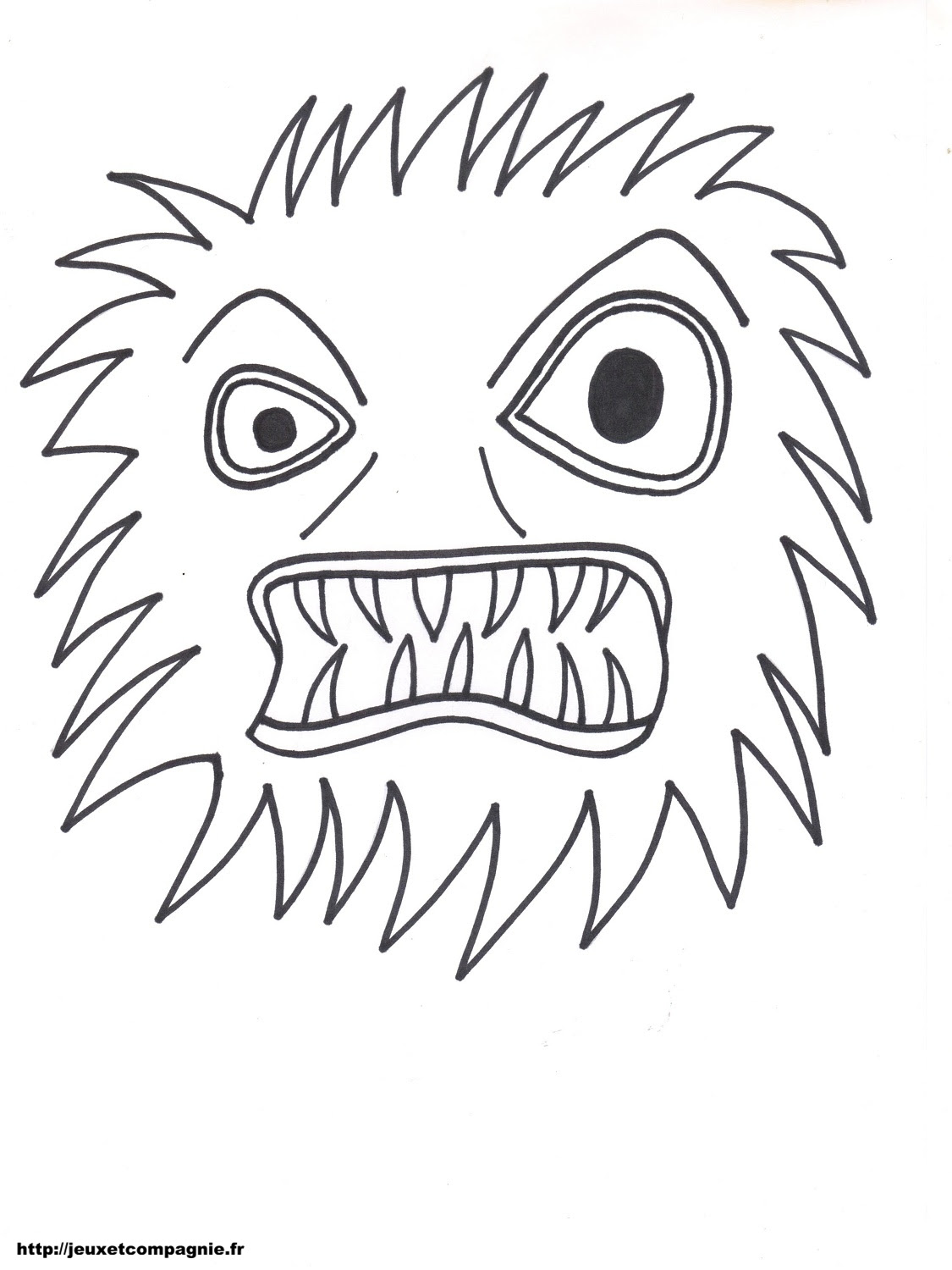 Dessin De Monstre Facile Qui Fait Peur Coloriage Monstre Qui Fait Peur Dessin Facile Pour Les Enfants | My XXX