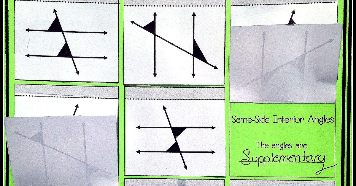 Corresponding Angles Worksheet Answers - worksheet