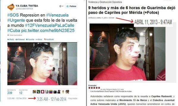 Fake Venezuela Protest Photo 3