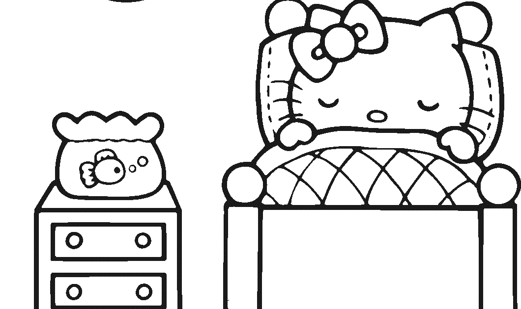 Unique Hello Kitty Get Well soon Coloring Pages | Top Free Printable