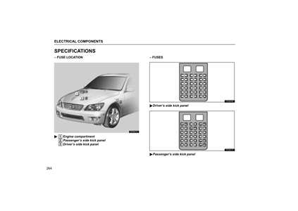 01 Lexus Is300 Fuse Box Location - Wiring Manual PDF