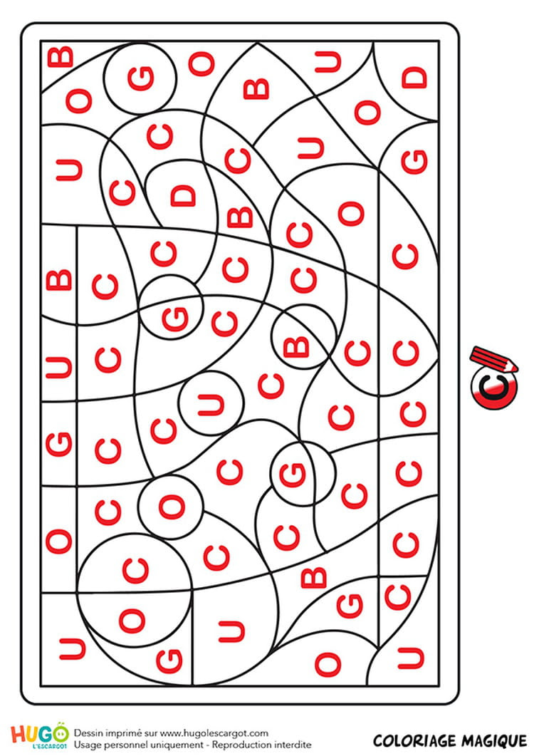 Hugo L Escargot Coloriage Magique A Imprimer  Haut Coloriage HDImages