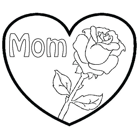 Flowers Fancy Heart Coloring Pages - img-nincompoop