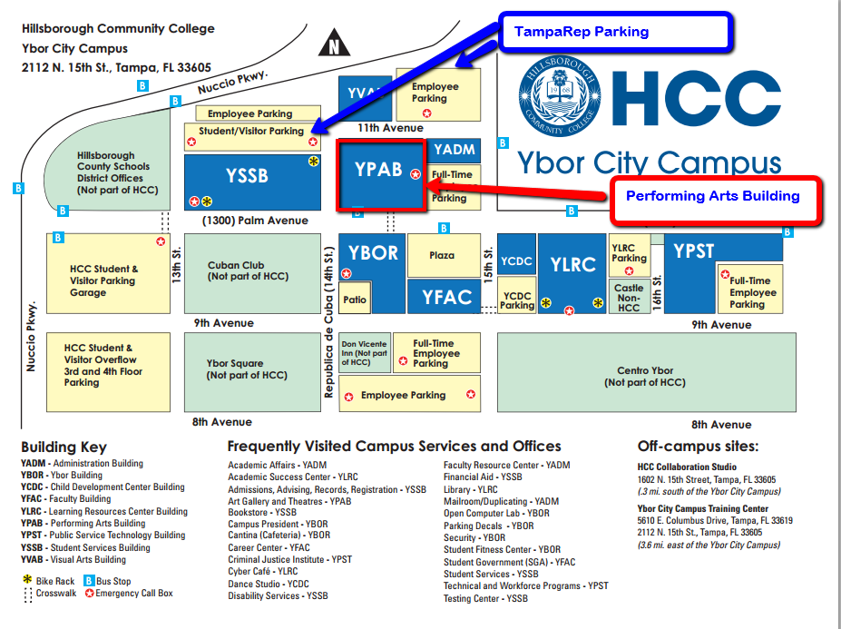 Map of hcc dale mabry campus