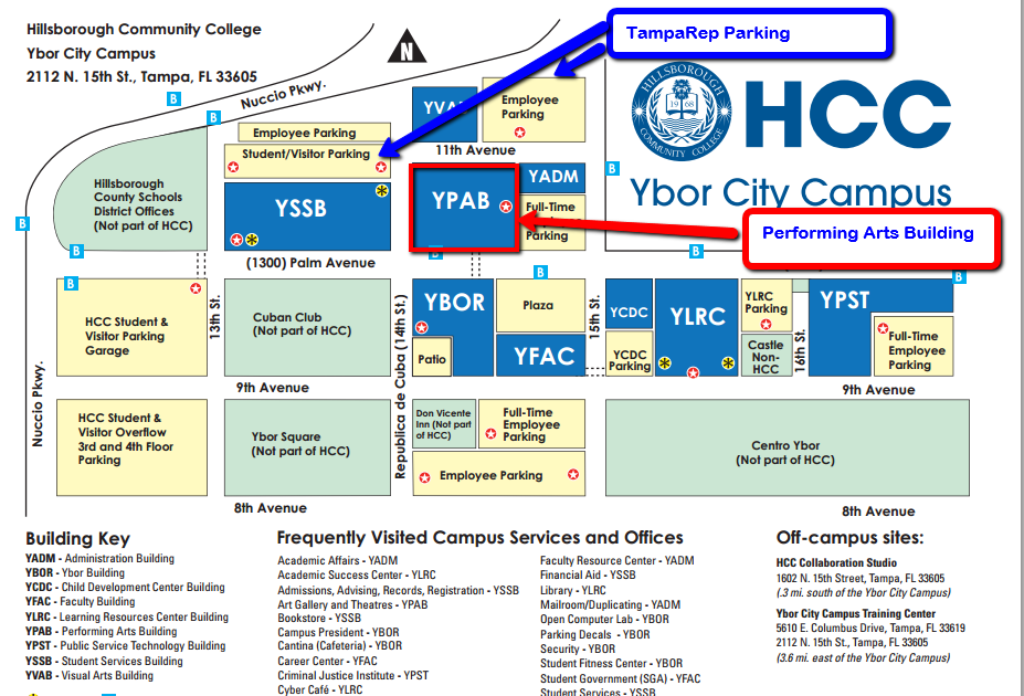 Hcc Ybor Campus Map | World Map Gray