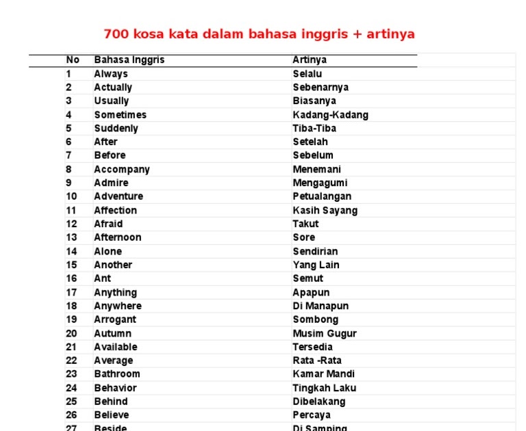 Jenis Jenis Kata Kerja Dalam Bahasa Inggris IMAGESEE