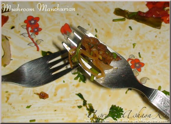 MUSHROOM MUNCHURIAN