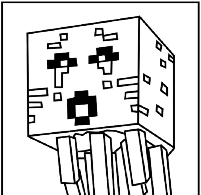 Enderman Minecraft Coloring Pages - IAMASTRAY