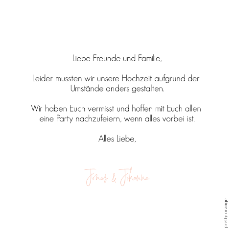 Heimlich Geheiratet Bekanntgabe Wir Haben Geheiratet Karte Karte Wir