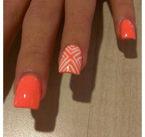Popular Neon Color Nail Art Designs Image - Desain Interior Exterior