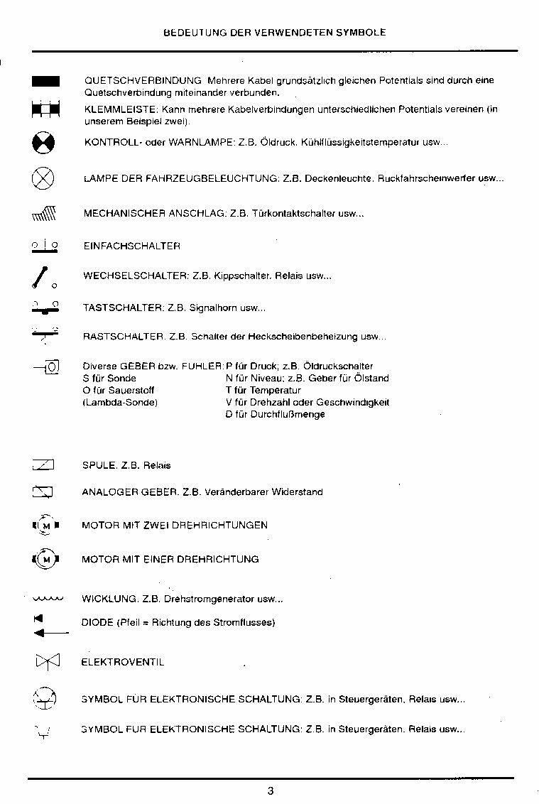 Schaltplan Symbole Erklärung