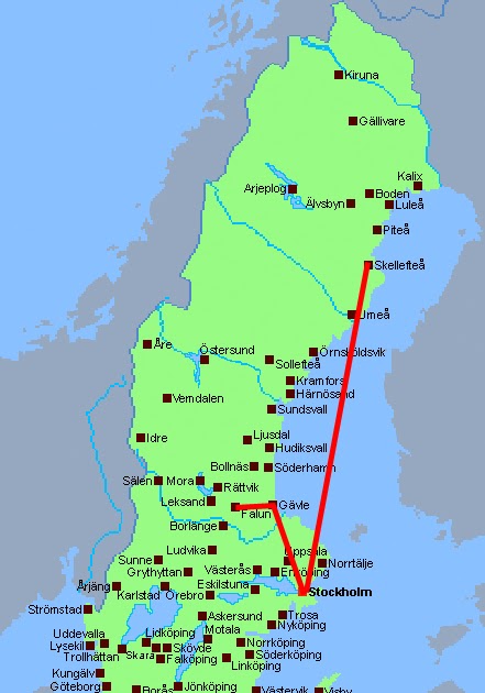 Skellefteå Karta Sverige | Teneriffa Karta