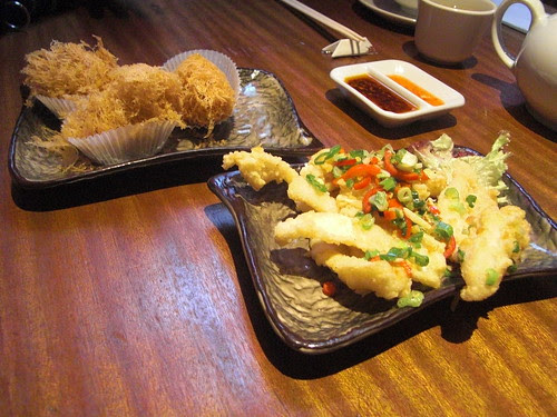 Wu Kok and Salt Pepper Squid @ Yum Cha