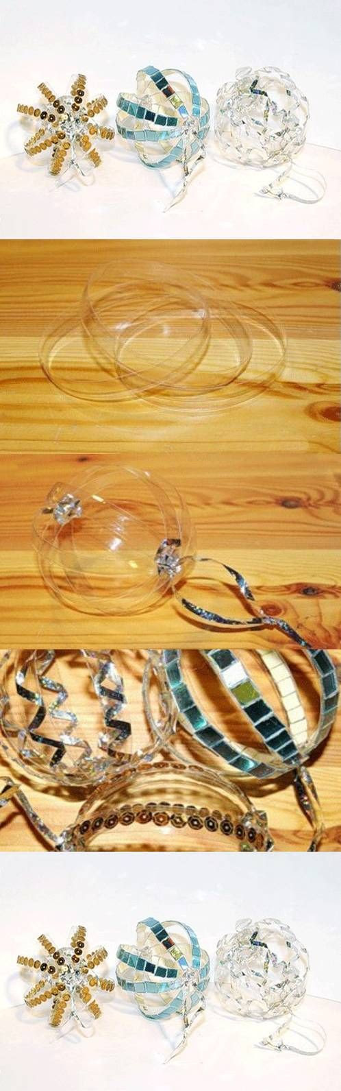 DIY Plastic Bottle Ring Ornaments DIY Projects | UsefulDIY.com Follow Us on Facebook --> https://www.facebook.com/UsefulDiy