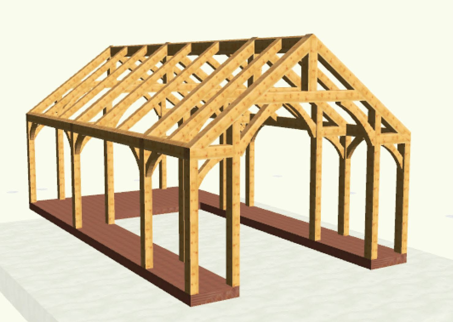 cool-post-and-beam-barn-construction-roft