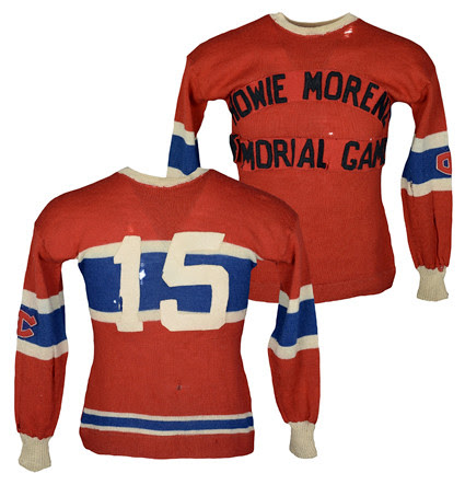 Howie Morenz Memorial Game Montreal team jersey