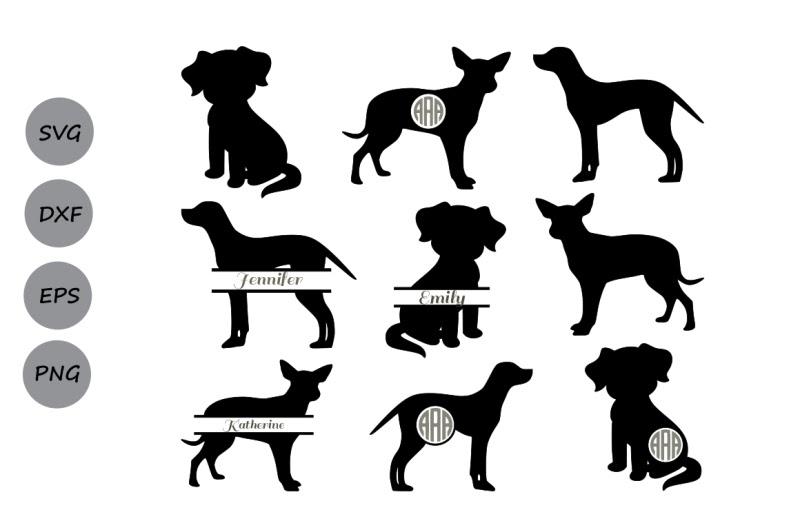 Download Free Dog Svg Dog Monogram Svg Dog Silhouette Svg Animals Svg Svg Dxf Crafter File