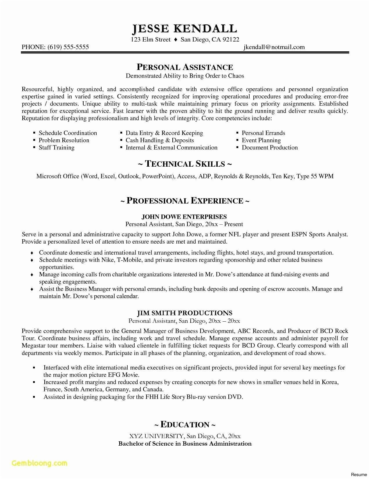 Canadian Resume Sample Doc