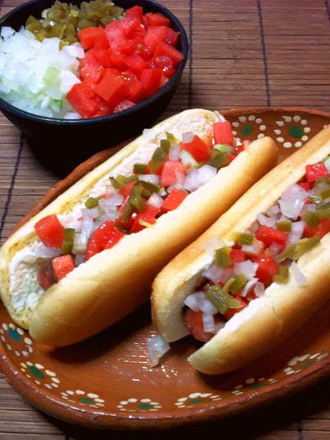 Mexican Bacon-Wrapped Hot Dogs 2