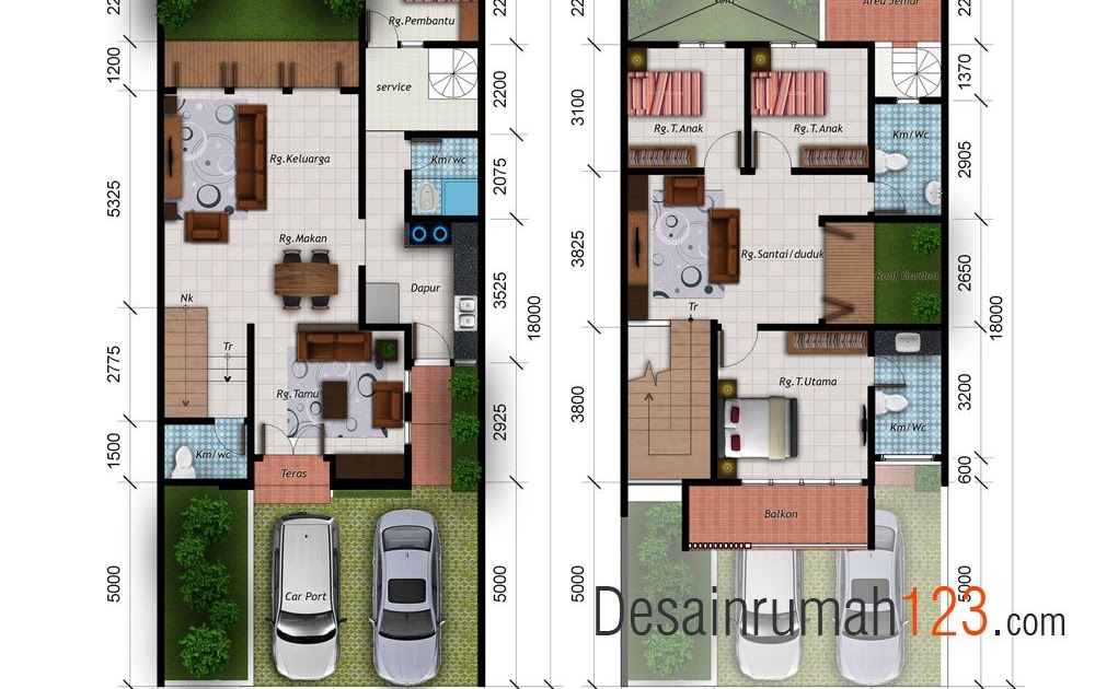 Desain Rumah  Minimalis 2  Lantai  9x10 Contoh Surat Terbaik