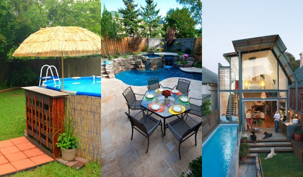 Amazing 28 Fabulous Small Backyard Designs with Swimming  