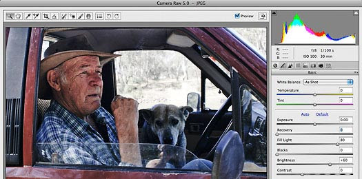 Adobe Photoshop CS4 Tutorial - Transforming A Smart Object In CS4 Working In Adobe Camera Raw - ACR - Adobe Camera Raw Tips